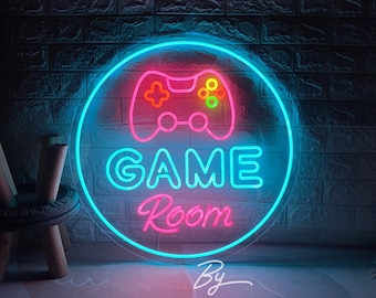 Game Room Neon Sign | LED Wall Decor, Personalized Gift