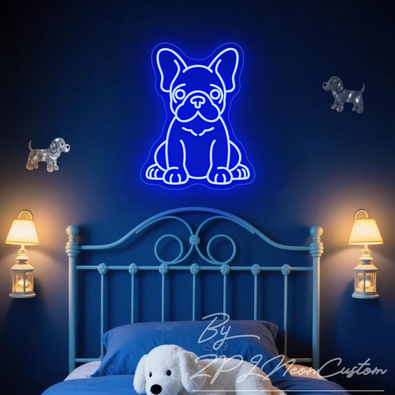 BLUE DOG ブルードッグ サイン入り スタースパンブルドブルー