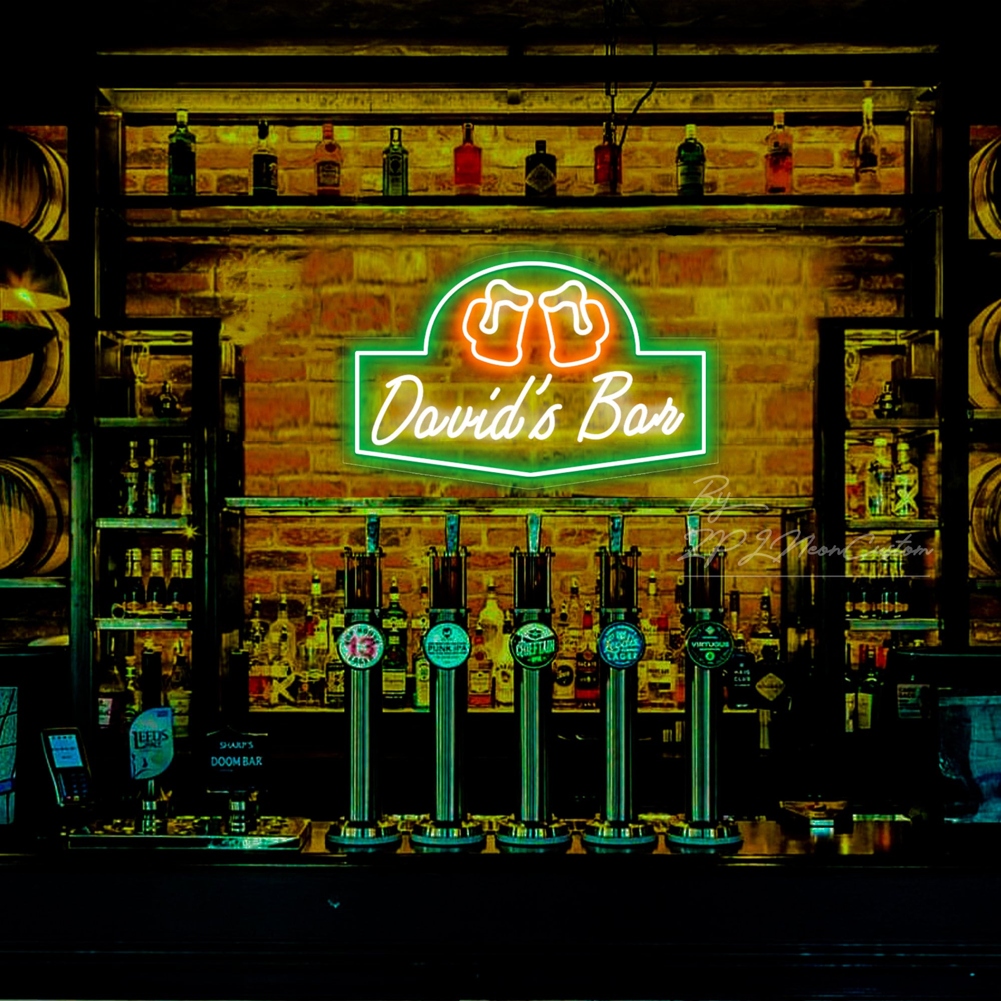 Custom Personalised Own Design LED Neon Bar Sign Home Pub Shop Logo Light up Custom Personalised Own Design LED Neon Bar Sign Home Pub Shop Logo Light up