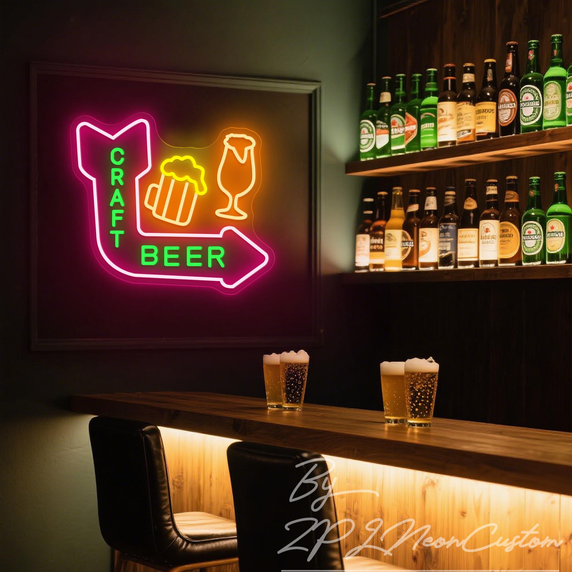 アートデコレーション ライト ビールランプネオンサイン、LEDナイトライト装飾小道具、バー、ナイトクラブ、EスポーツクラブUSB調光  37cmх33cmD 文房具・オフィス用品 サインランプ 自転車旅行ネオンランプ 自転車ショップ オープンサイン ウォールアート サインランプ ビールネオンサイン、ビールバー開店サイン、ビールネオンロゴ、クラブパブウェディングパーティーホームウォールデコレーショ