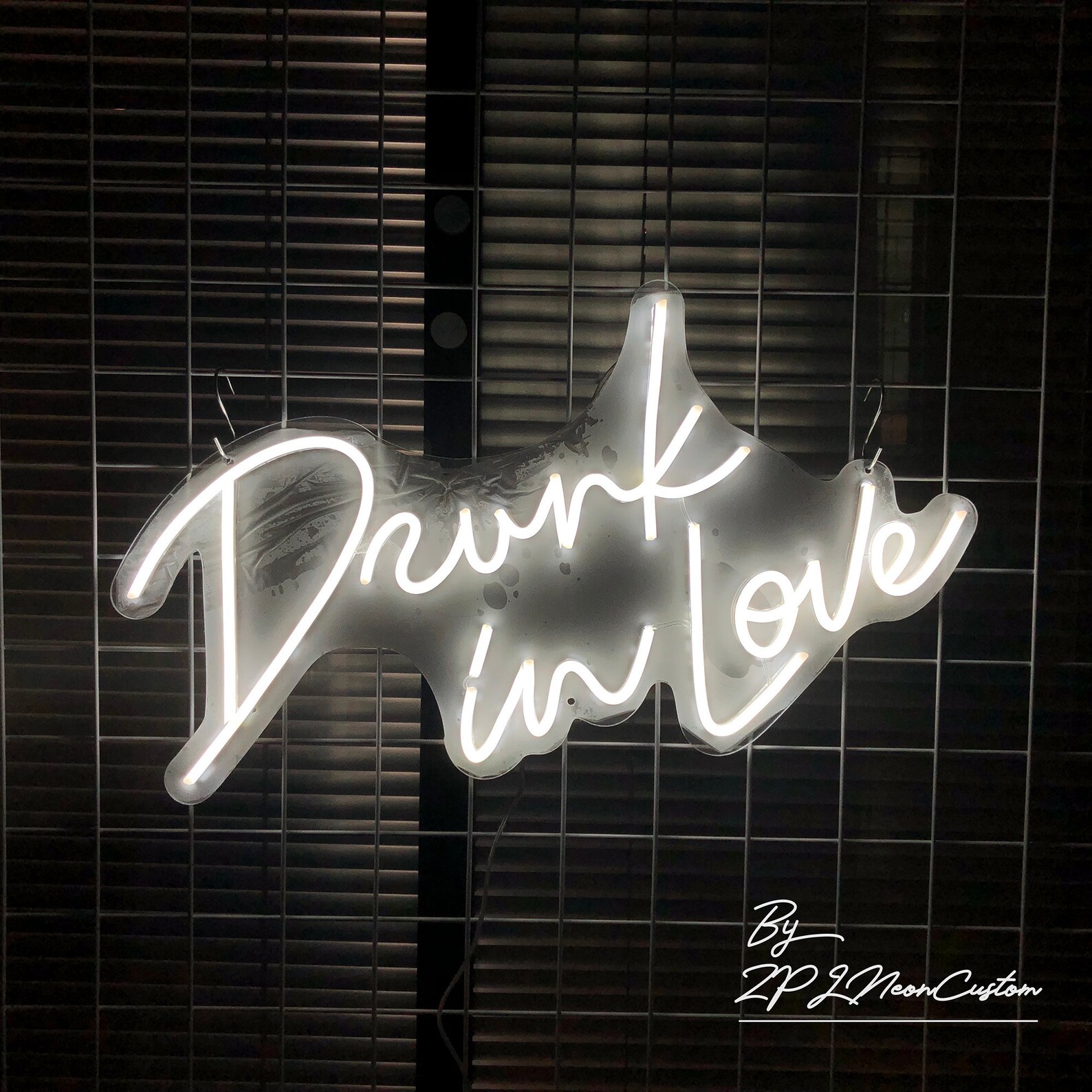 Custom Neon Sign Drunk in Love Neon Signs Wedding Bride Party | Etsy