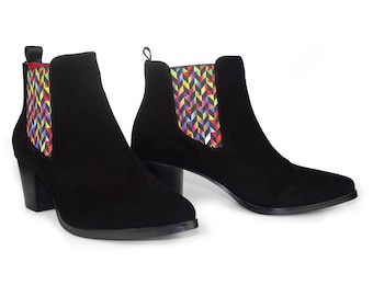 DFTC Chelsea Boots - Women's Graceful - Rainbow Scales