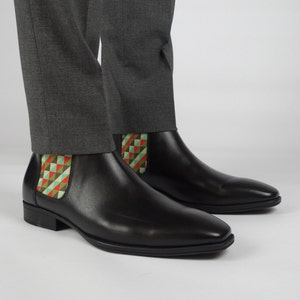 DFTC Men&#39;s Black Chelsea Boots - Isometric