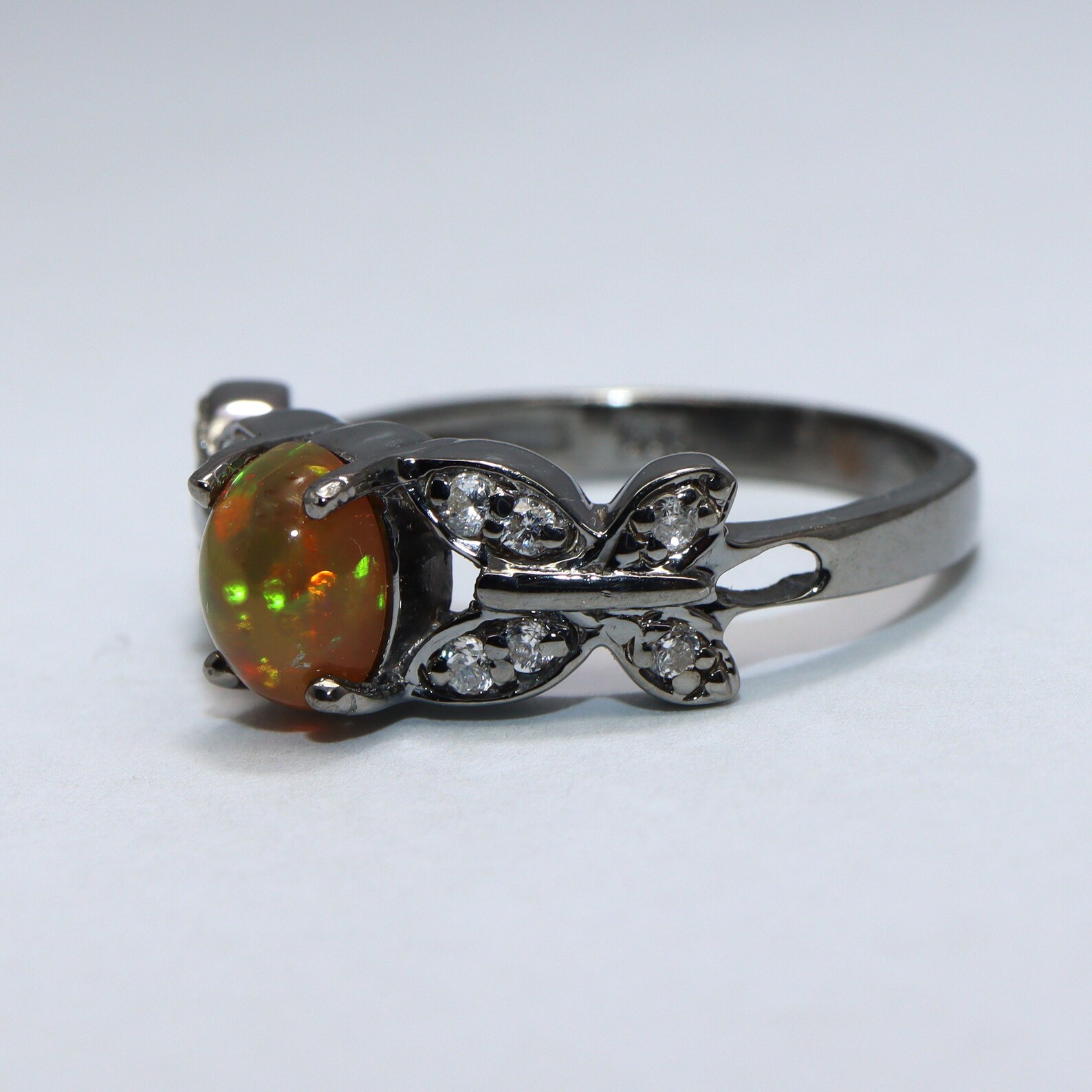 100 Natural Ethiopian Opal Ring Promise Ring Wedding Ring Etsy