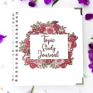 Bible Topic Study Journal | JW Topic Study | JW Bible Topic Study Notes Journal