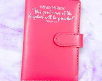 JW Ministry Organizer A6 Binder (Matthew 24:14)