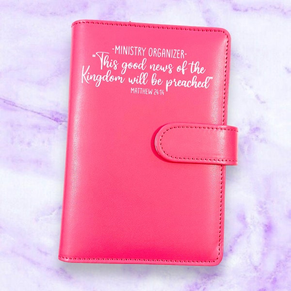 JW Ministry Organizer A6 Binder (Matthew 24:14)