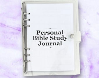 Personal Bible Study Journal (A5)