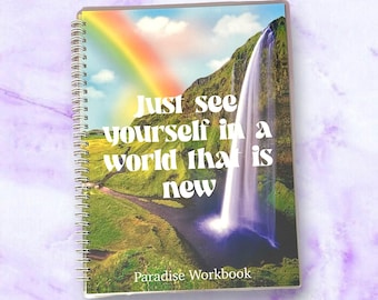 Cahier d'exercices Paradis | Journal JW Paradise | Cahier d'exercices coloré et interactif Paradise