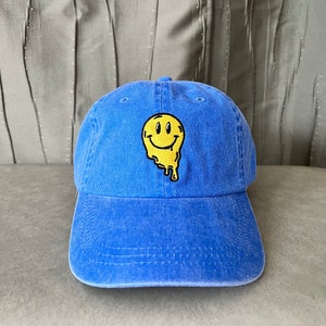 Smiley Face Embroidered Hat