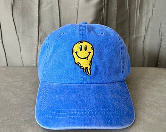 Smiley Face Embroidered Hat
