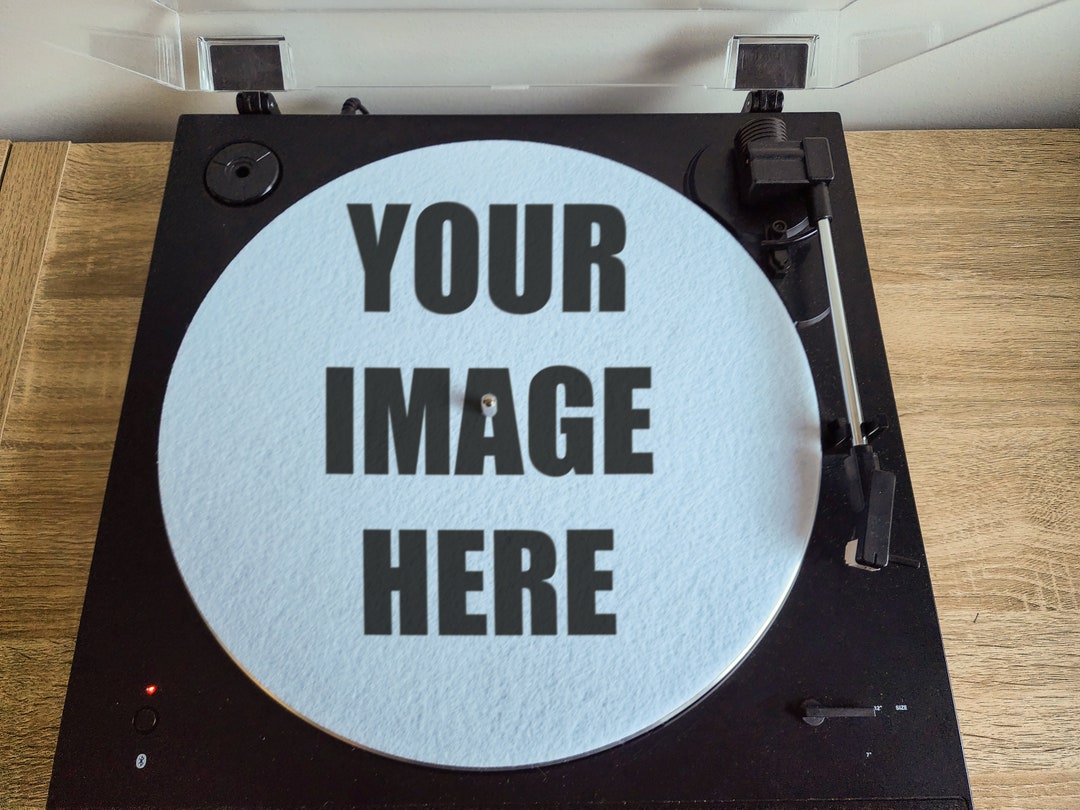 Personalised Custom Turntable Slipmat Vinyl Record Player Felt Mat