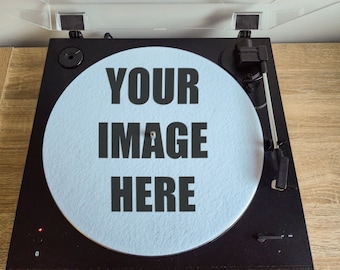 Personalised Custom Turntable Slipmat Vinyl Record Player Felt Mat