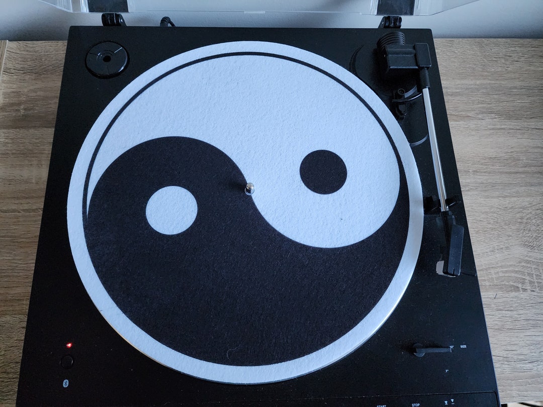 Yin Yang Custom Turntable Slipmat Vinyl Record Player Felt Mat Etsy