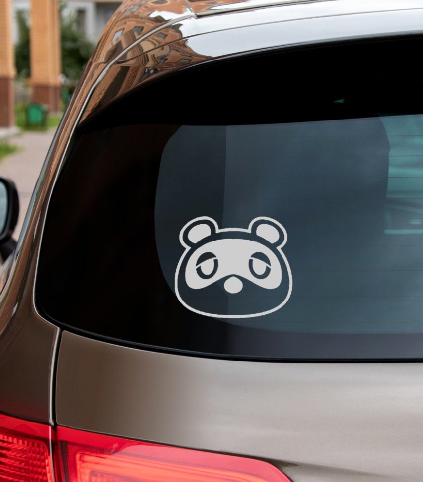 Animal Crossing Tom Nook Vinyl Decal Sticker New Horizons Car Etsy