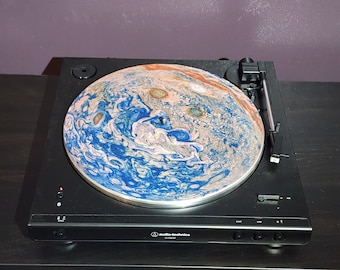 Planet Jupiter Custom Turntable Slipmat Vinyl Record Player Felt Mat