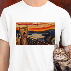 Fichier PNG Design Cat Scream - Téléchargement numérique unique pour les t-shirts, sweats à capuche et sweat-shirts, design PNG DTG tendance pour l'impression par sublimation