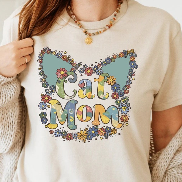 Cat Mom SVG PNG, Cat Mama Shirt Design Svg, Cat Mom Sweatshirt Design Png, Best Gift For Cat Lover, Png Sublimation File For DTG Design