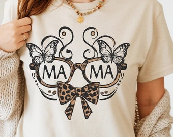 Leopard Print Mama SVG PNG, Groovy Mama Svg, Gift For Mom, Mother Day Printable For Sublimation Transfers, Instant Download