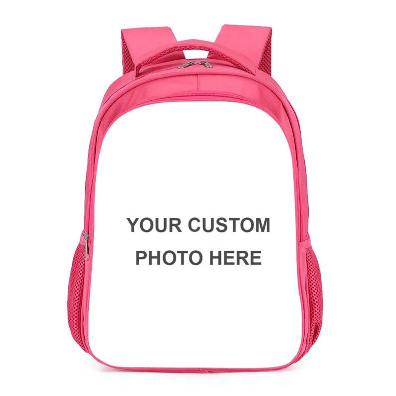 Photo Custom Backpacks Personalized Kid Name Bookbags Etsy
