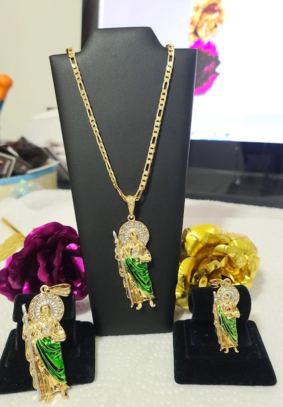 Bellissimo Braccialetto Con Catena Cubana Di Colore Placcato Oro