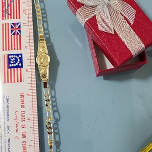 14k Gold Plated MIS XV Bracelet | Pulcera "Mis 15" en Oro Laminado | Gift for 15 Years | Regalo para tus Quince | Deal Today | bild 8