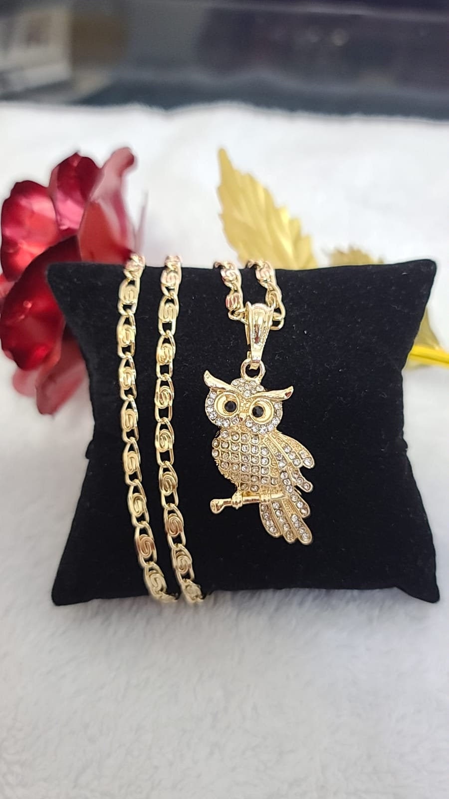 14k Gold Plated Owl Necklace  | Buho Cadena | Oro Laminado| Special Gift | Valentine's day | Mot