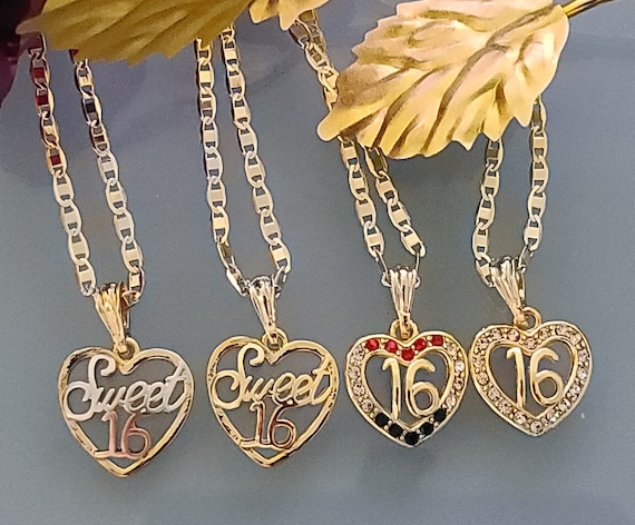 Sweet Alhambra long necklace, 16 motifs 18K rose gold- Van Cleef & Arpels