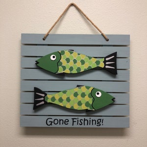 Rustic Fish Wall Art, Wood Fish Wall Decor Coastal Decor Wooden Fish Decor Beach House Wall Art Wall Art Fish Wall Art Nautical Wall Art