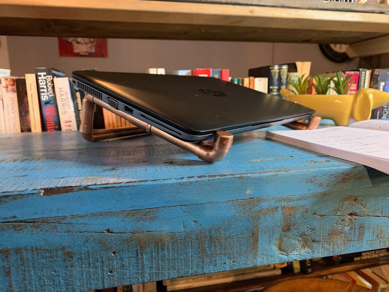Copper Industrial Laptop MacBook Stand Riser - Etsy