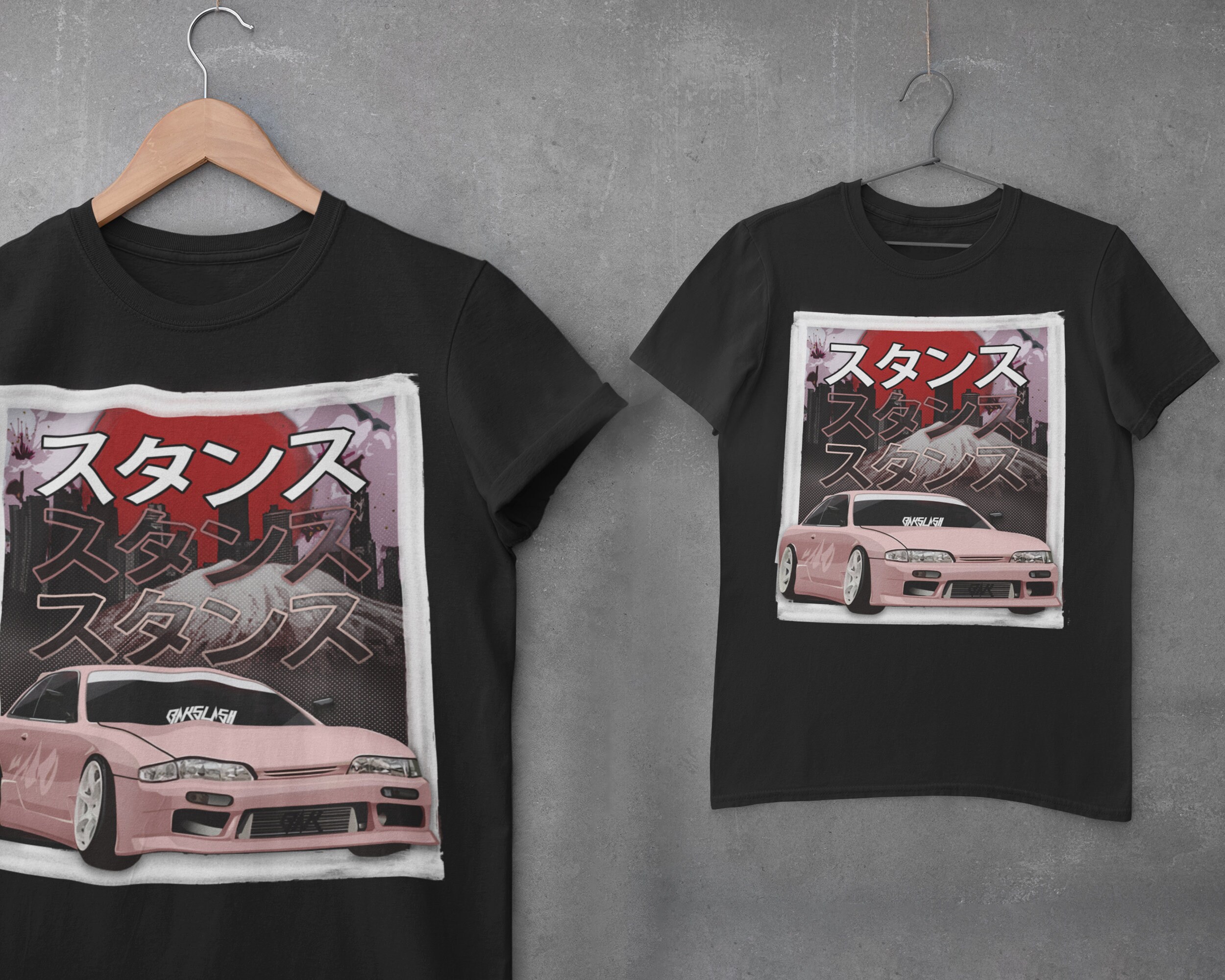 JDM Skyline R34 Car Tuning Japan Rising Sun Drift Long Sleeve T-Shirt