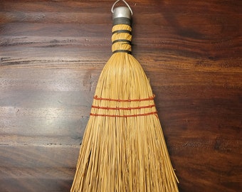 Vintage Kitchen Witch Broom / Hungarian Whisk with Wire-wrapped Handle / Mini Besom Altar Broom / Banishing Cleansing Spell