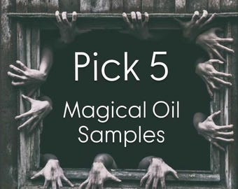 Pick 5 Intention Oil Samples