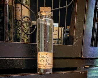 Witch's Black Salt for Ritual and Protection Magic