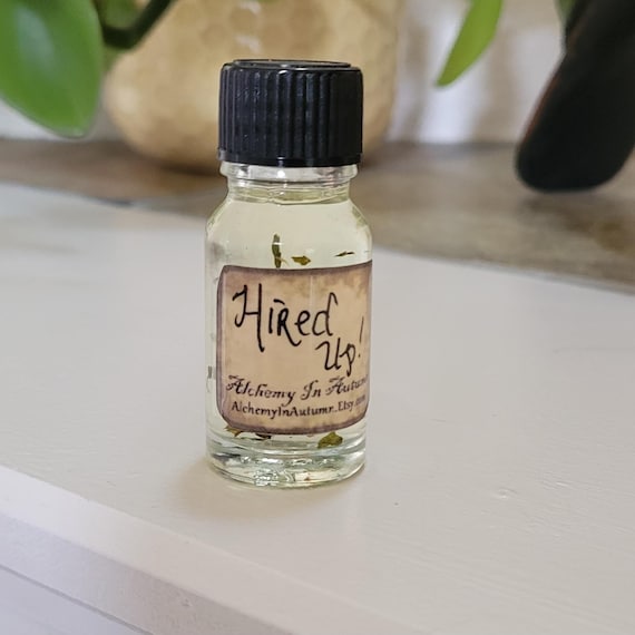 Hired Up Oil for Job Seeking, Interview Luck, and Finding Work Magic