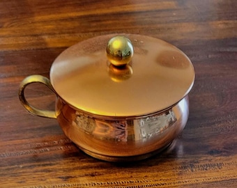 Tagus Miniature Copper Pot with Lid - 1950s Made in Portugal