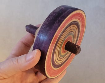 Vintage Japanese Koma Wooden Spinning Top