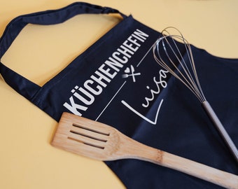 Personalized chef cooking apron / grill apron / baking apron with belly pocket for women, men, Mother's Day, birthday