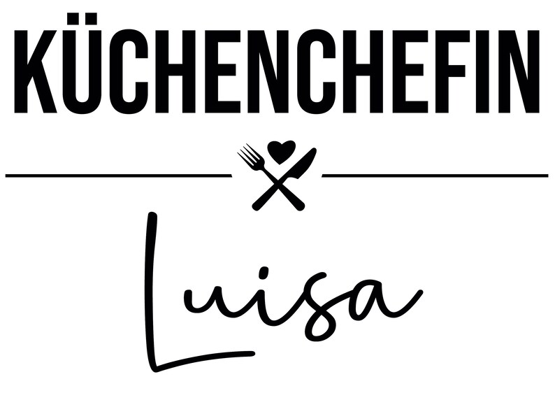 personalisierte Küchenchefin Kochschürze / Grillschürze / Backschürze mit Bauchtasche DamenHerren Muttertag Geburtstag Bild 7