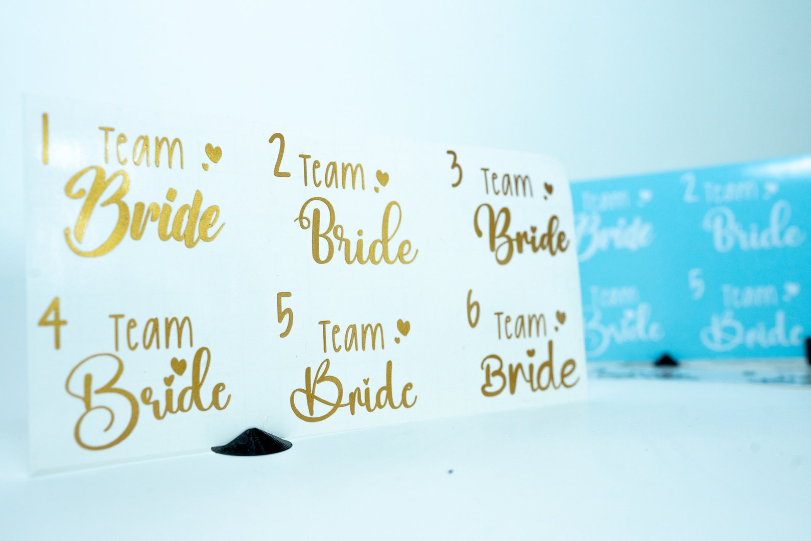 Team Bride Set Vinyl Sticker for Wedding and JGA - Etsy