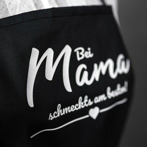 personalisierte Küchenchefin Kochschürze / Grillschürze / Backschürze mit Bauchtasche DamenHerren Muttertag Geburtstag Bild 3