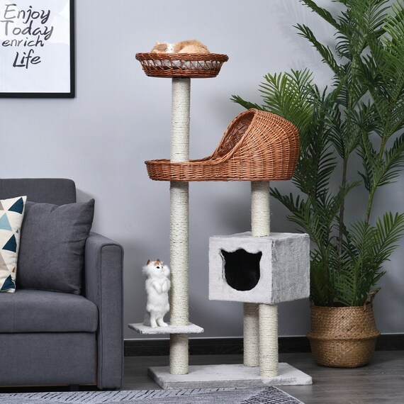 wicker scratching post