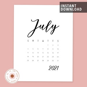 free printable pregnancy announcement calendar july 2021