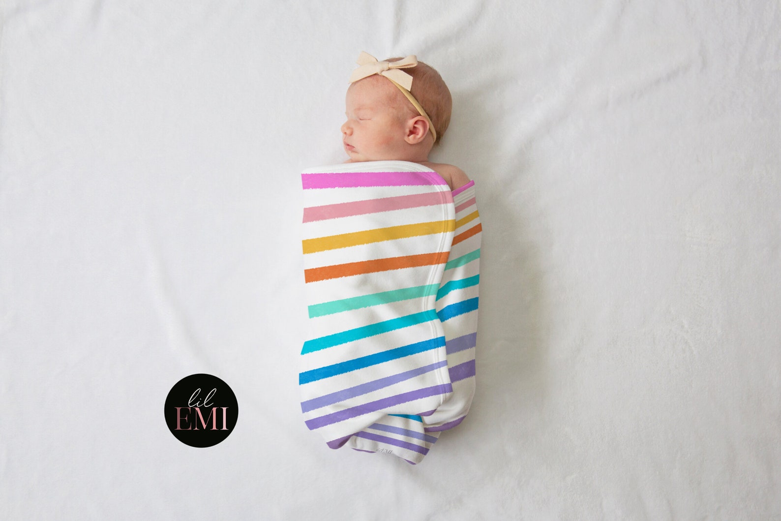 Rainbow Baby Swaddle Gender Neutral Swaddle Blanket Etsy