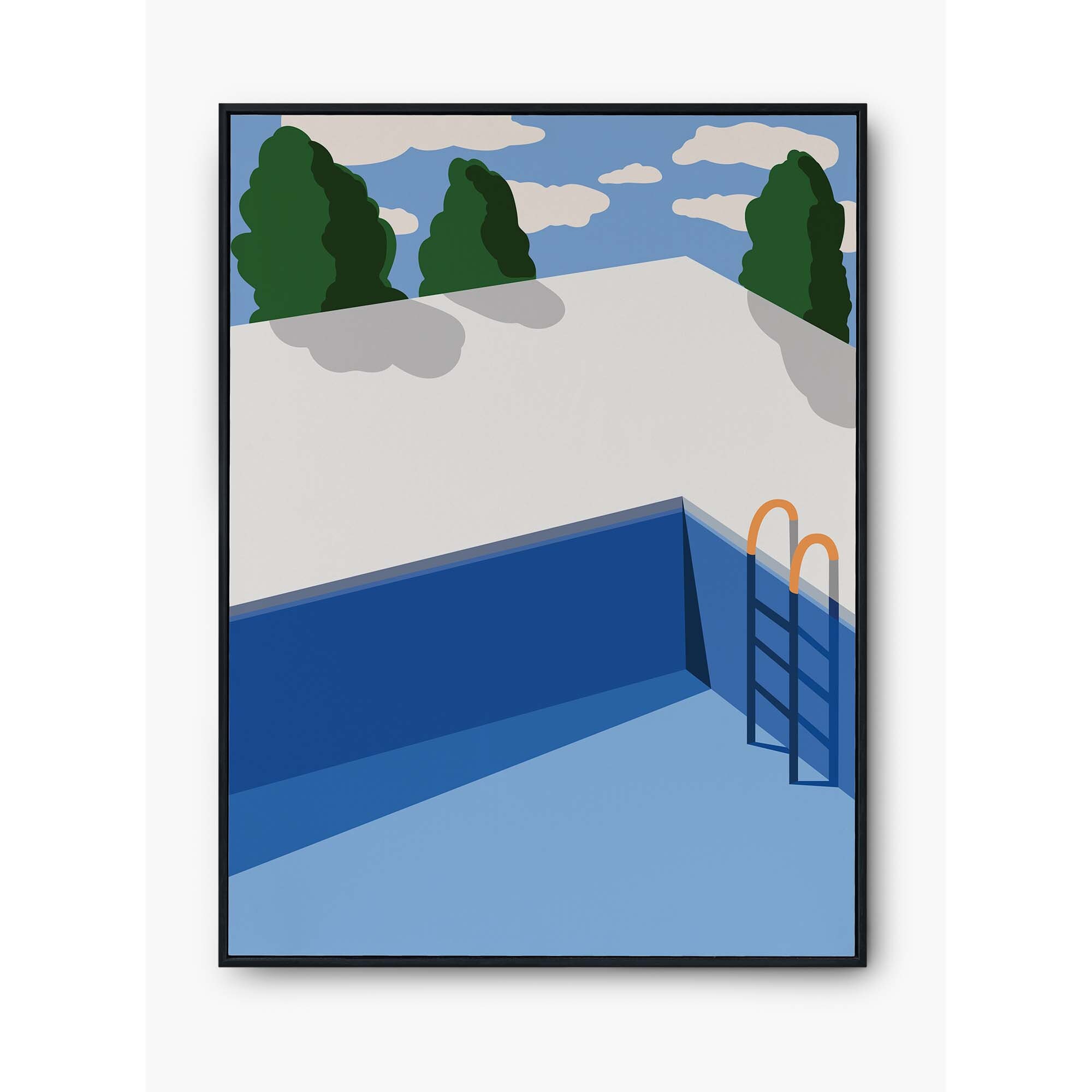 Swimming Pool Poster-printable Wall Art-instant Digital Download ...