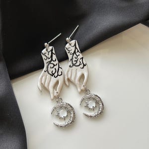 ACOTAR earrings| Feyre’s High Lady Tattoo Earrings| Officially Licensed Sarah J Mass Fan Art| Fantasy Earrings for Book Lovers| Fantasy Book