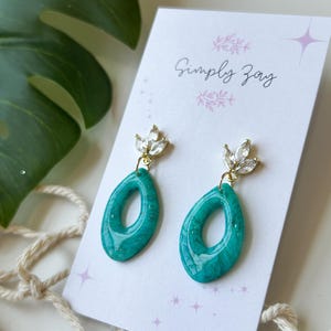 Ocean Jewelry| Summer Beach Earrings| Vacation Jewelry| Resin Beach Clay Earrings| Handmade Earring| Beach Wedding Jewelry| Summer Jewelry