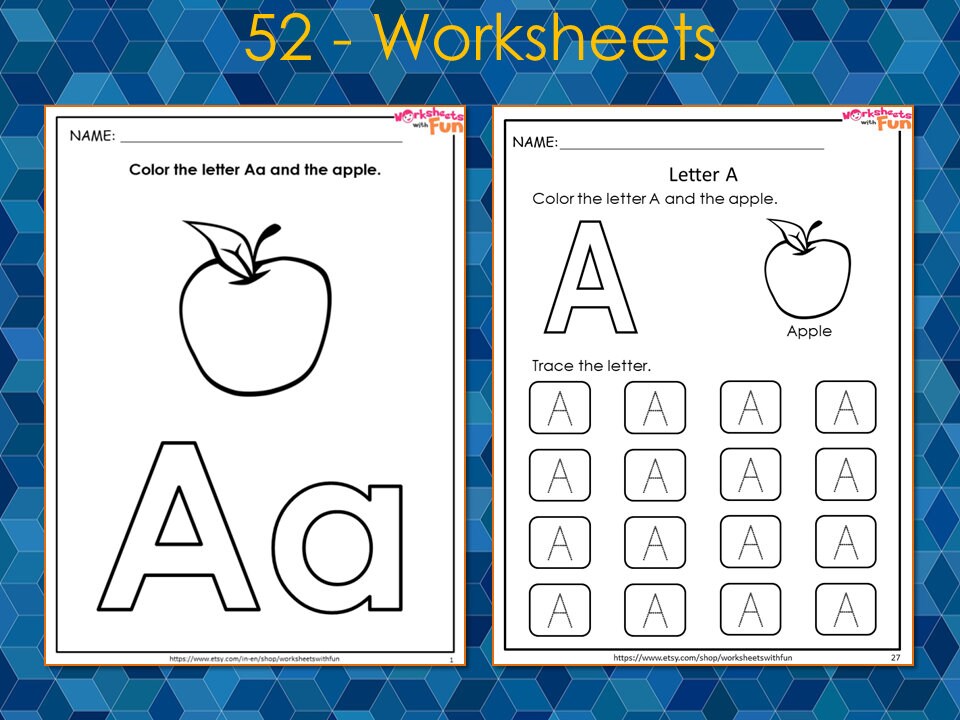 Kindergarten Worksheets 100 Worksheets Mega Bundle Preschool | Etsy