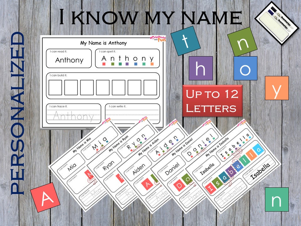 Dry Erase Name Mat Learn to Spell and Write Name for preschooler and kindergarten Dry Erase Name Mat Learn to Spell and Write Name for preschooler and kindergarten