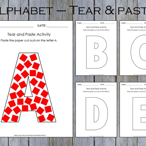 Preschool Curriculum Alphabet Kindergarten Worksheets 26 - Etsy
